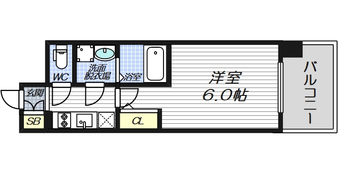 2階の間取り図