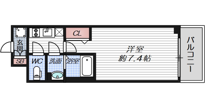 2階の間取り図