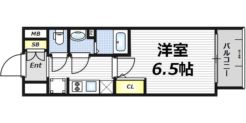 8階の間取り図