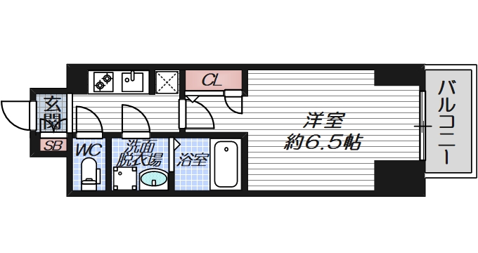 2階の間取り図