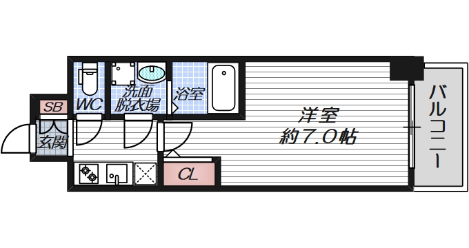 2階の間取り図