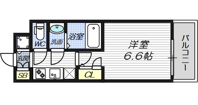 4階の間取り図