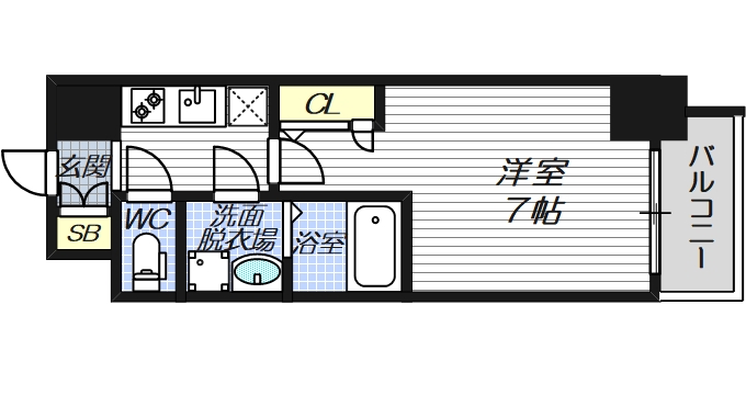 9階の間取り図