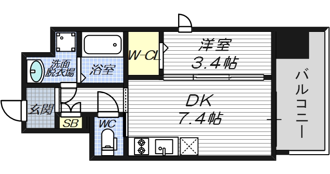 10階の間取り図