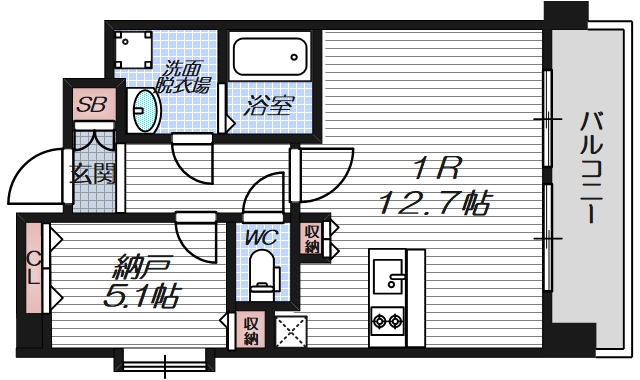 3階の間取り図