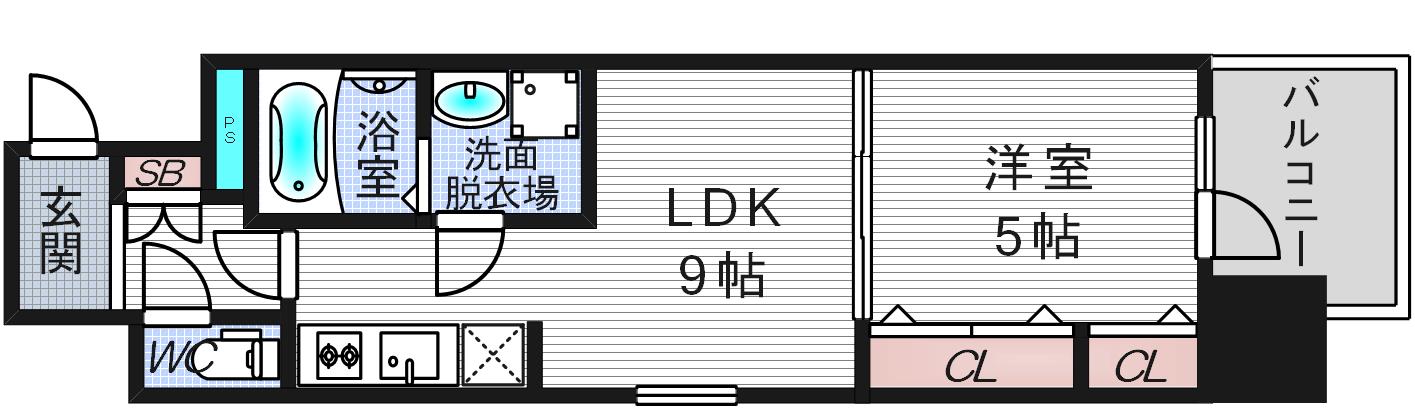 14階の間取り図