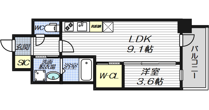 7階の間取り図