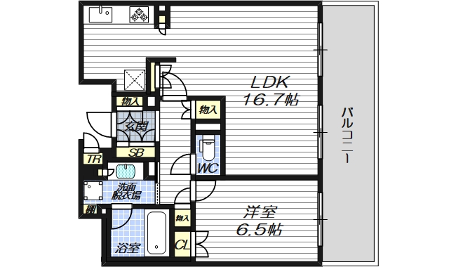 10階の間取り図