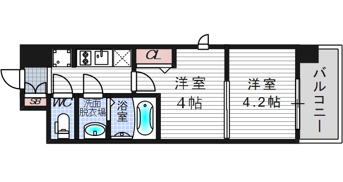 5階の間取り図