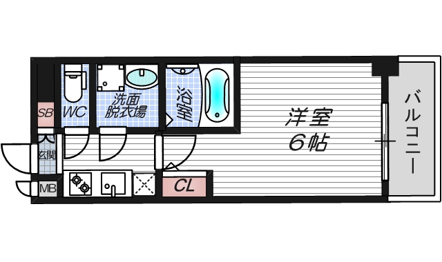 9階の間取り図