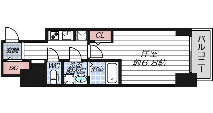 2階の間取り図