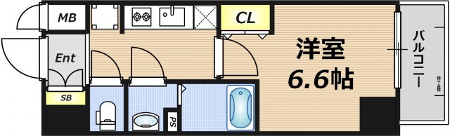 4階の間取り図
