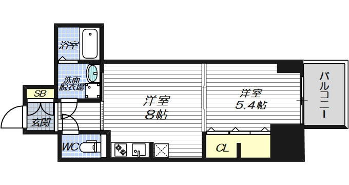 7階の間取り図