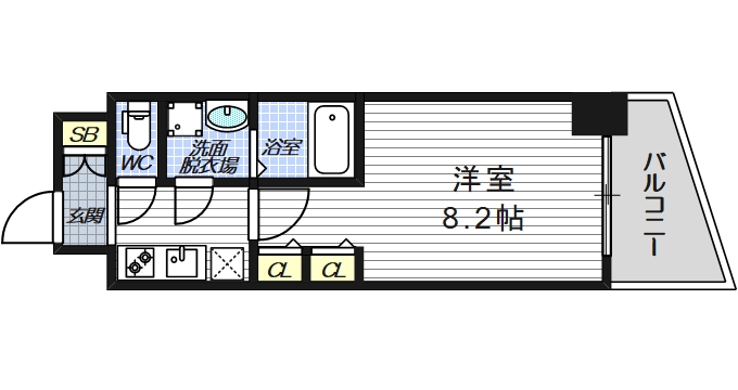 7階の間取り図