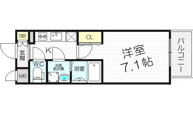3階の間取り図