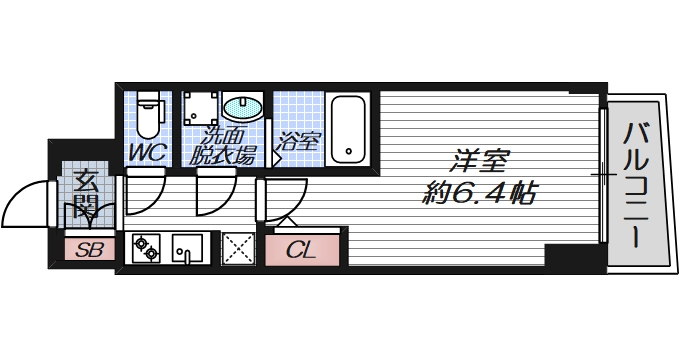 2階の間取り図