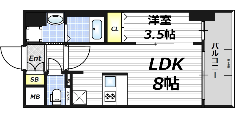 6階の間取り図
