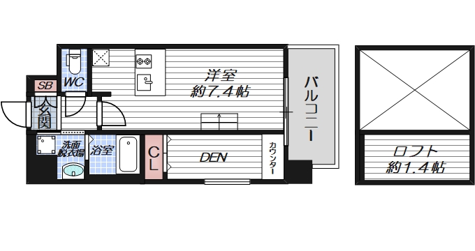 3階の間取り図