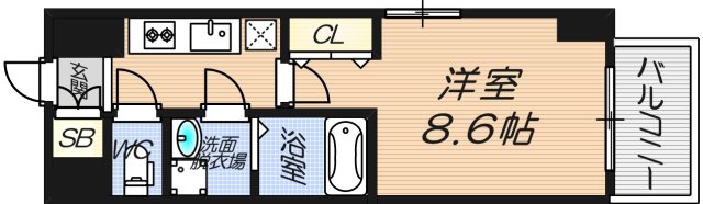4階の間取り図