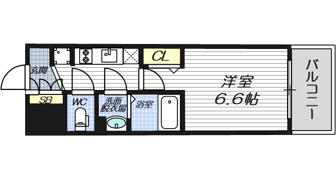 4階の間取り図