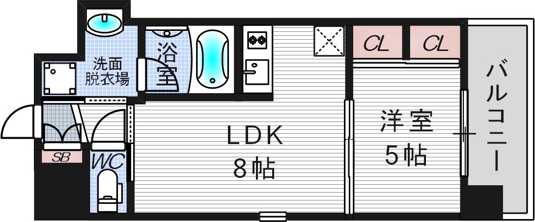4階の間取り図
