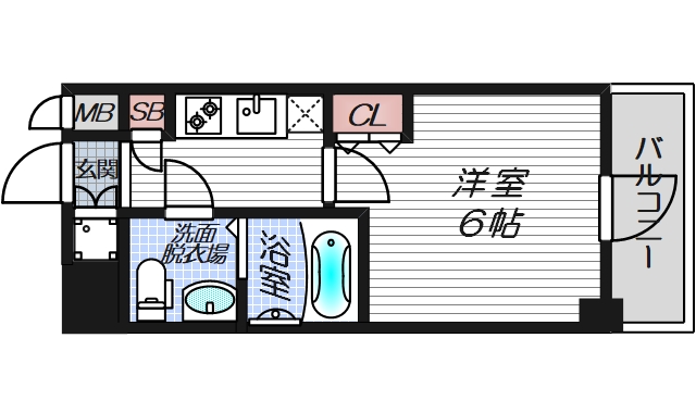4階の間取り図