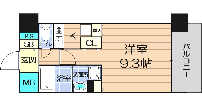 3階の間取り図