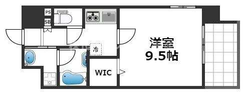 間取り(洋室9.5帖です)