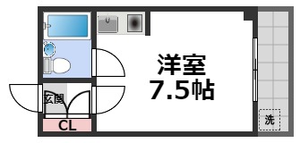 6階の間取り図