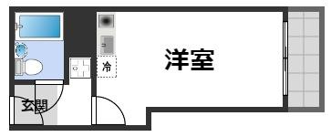 4階の間取り図