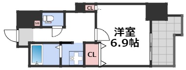 9階の間取り図