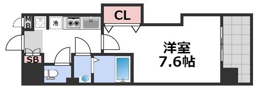 8階の間取り図