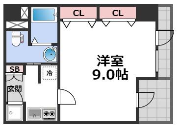 4階の間取り図