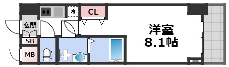 6階の間取り図