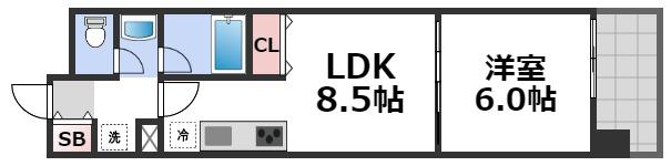 5階の間取り図