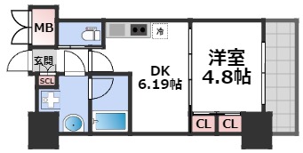 5階の間取り図