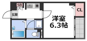 2階の間取り図