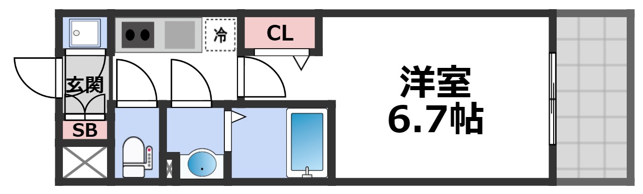 7階の間取り図