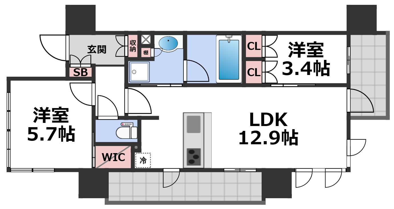 10階の間取り図