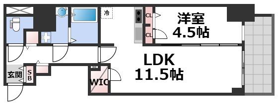 9階の間取り図