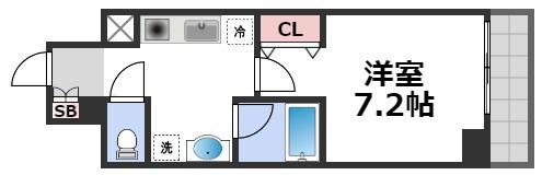 8階の間取り図
