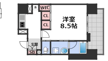 3階の間取り図