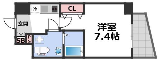 8階の間取り図