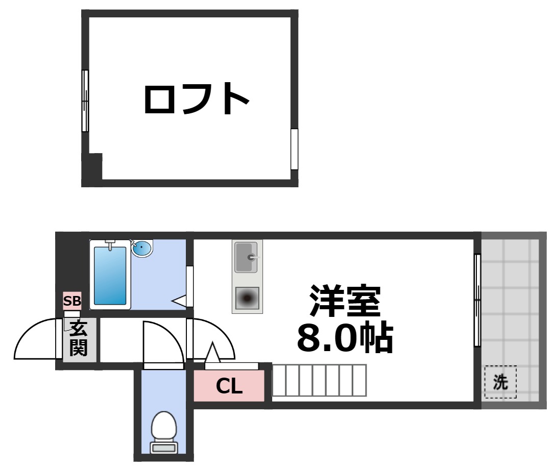 6階の間取り図