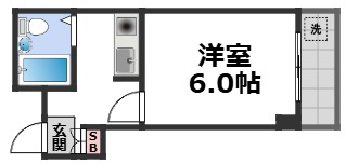2階の間取り図