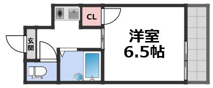 4階の間取り図