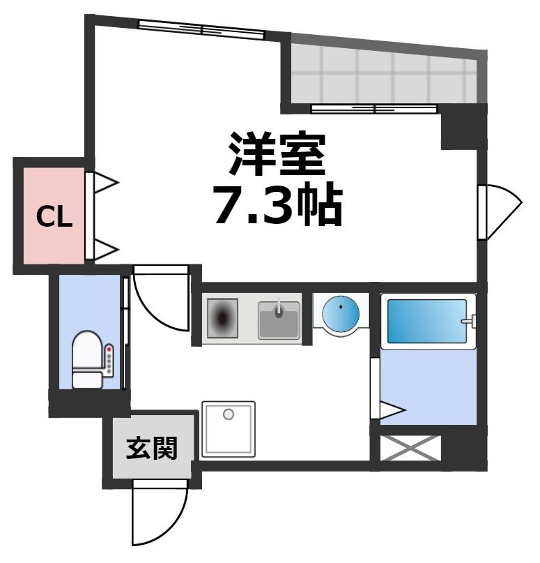 4階の間取り図