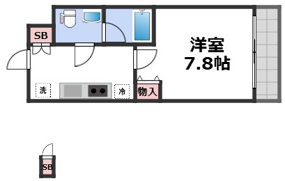 7階の間取り図