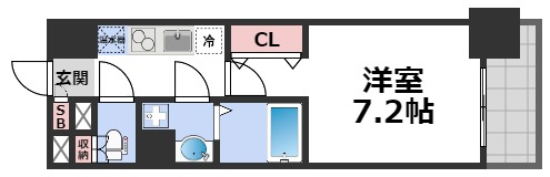 4階の間取り図