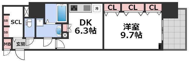 7階の間取り図